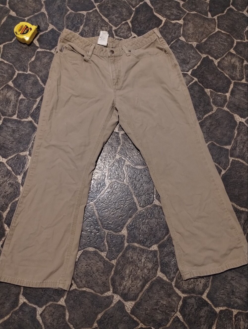 Carhartt women's B1002 GHK  canvas work pants DISCONTINUED plus size 14x28 VGE